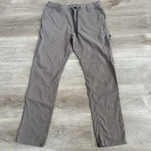 686 Everywhere Pants Mens 30x30 Brown Slim Fit Hiking Climbing Outdoor Stretch